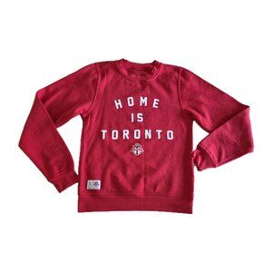 Peace Collective Home Is Toronto Sweatshirt Men XS Red LS Crewneck Preppy Unisex